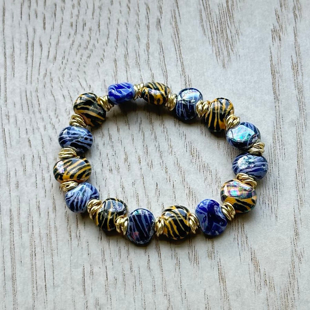 Kazuri Beaded Stretch Bracelet
