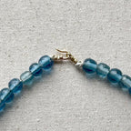 Green & Blue African Rondelle NecklacE