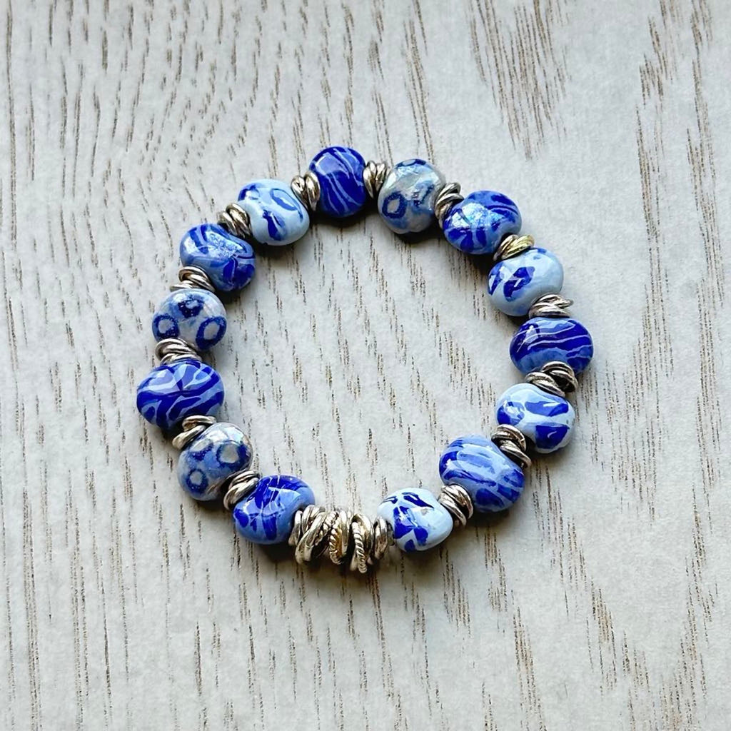 Kazuri Beaded Stretch Bracelet