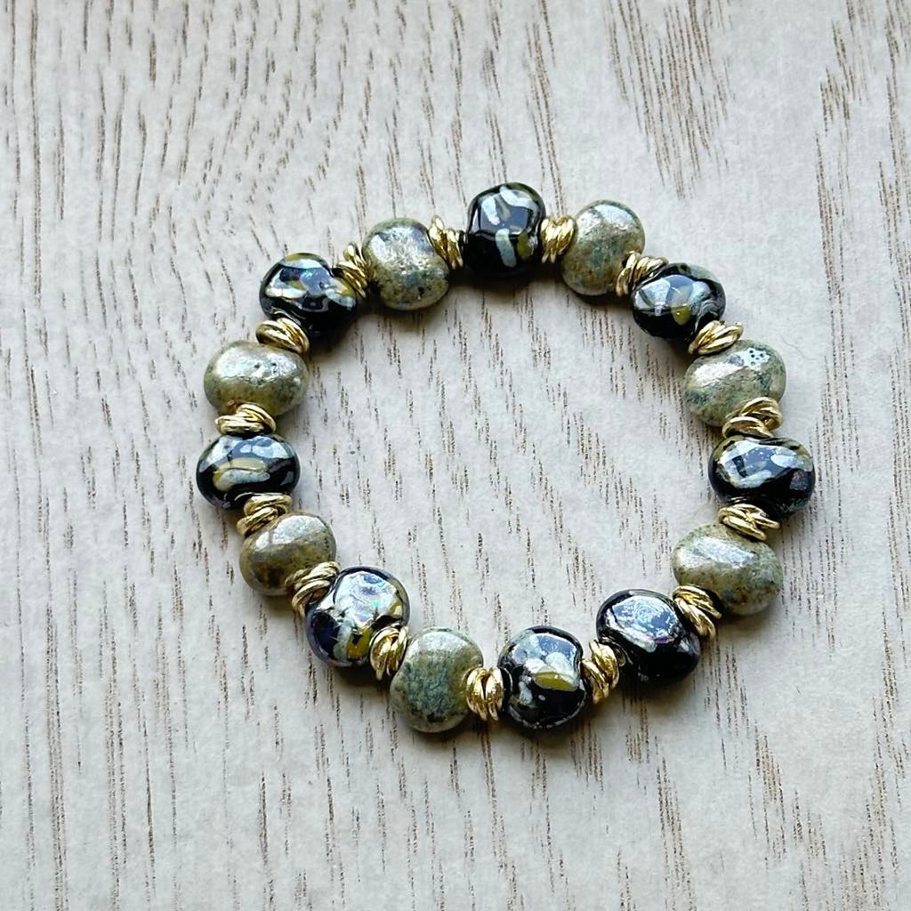 Kazuri Beaded Stretch Bracelet