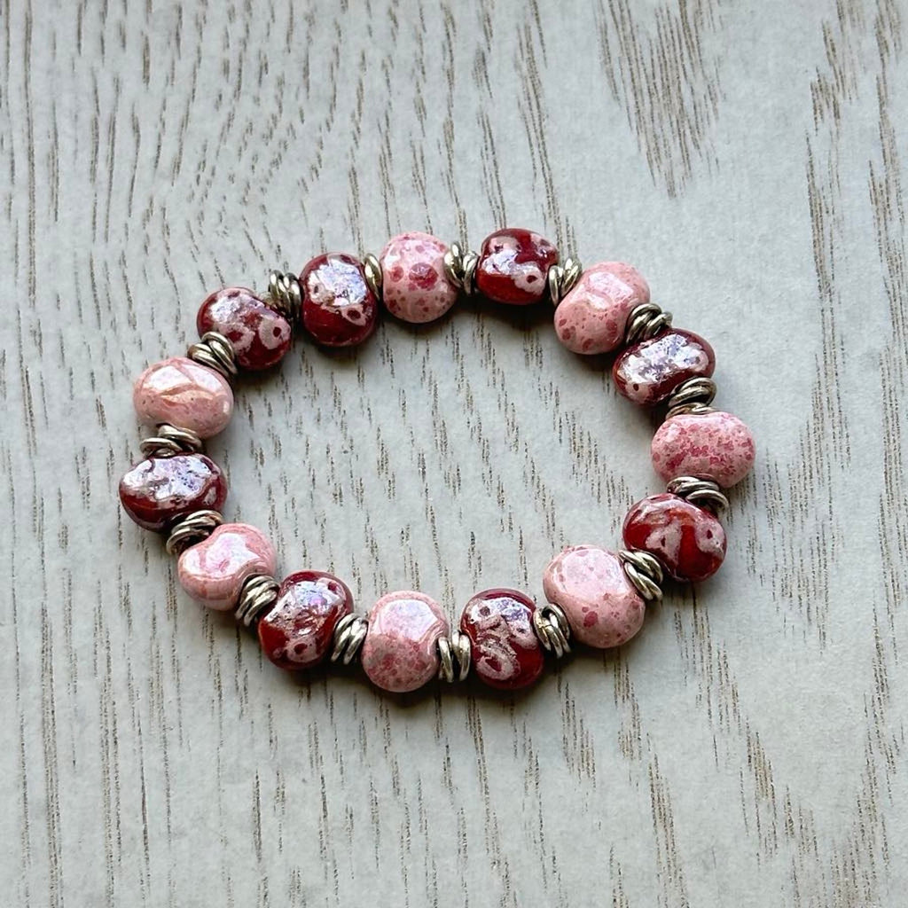 Kazuri Beaded Stretch Bracelet