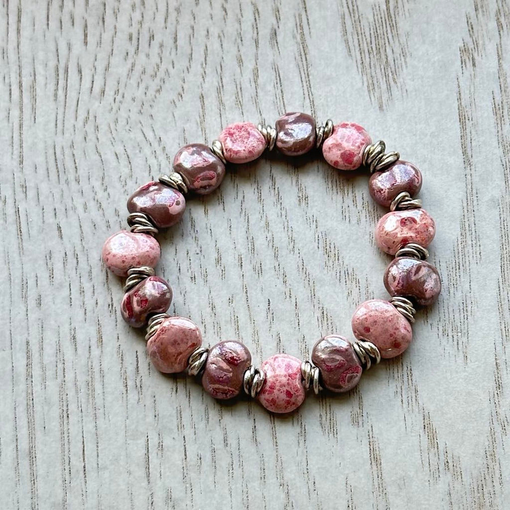 Kazuri Beaded Stretch Bracelet