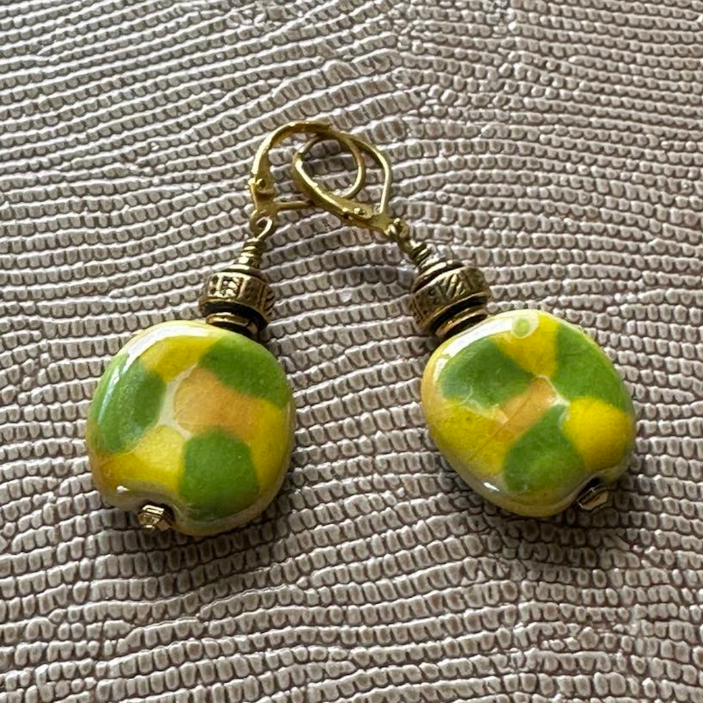 Kazuri Pita Pat Earrings